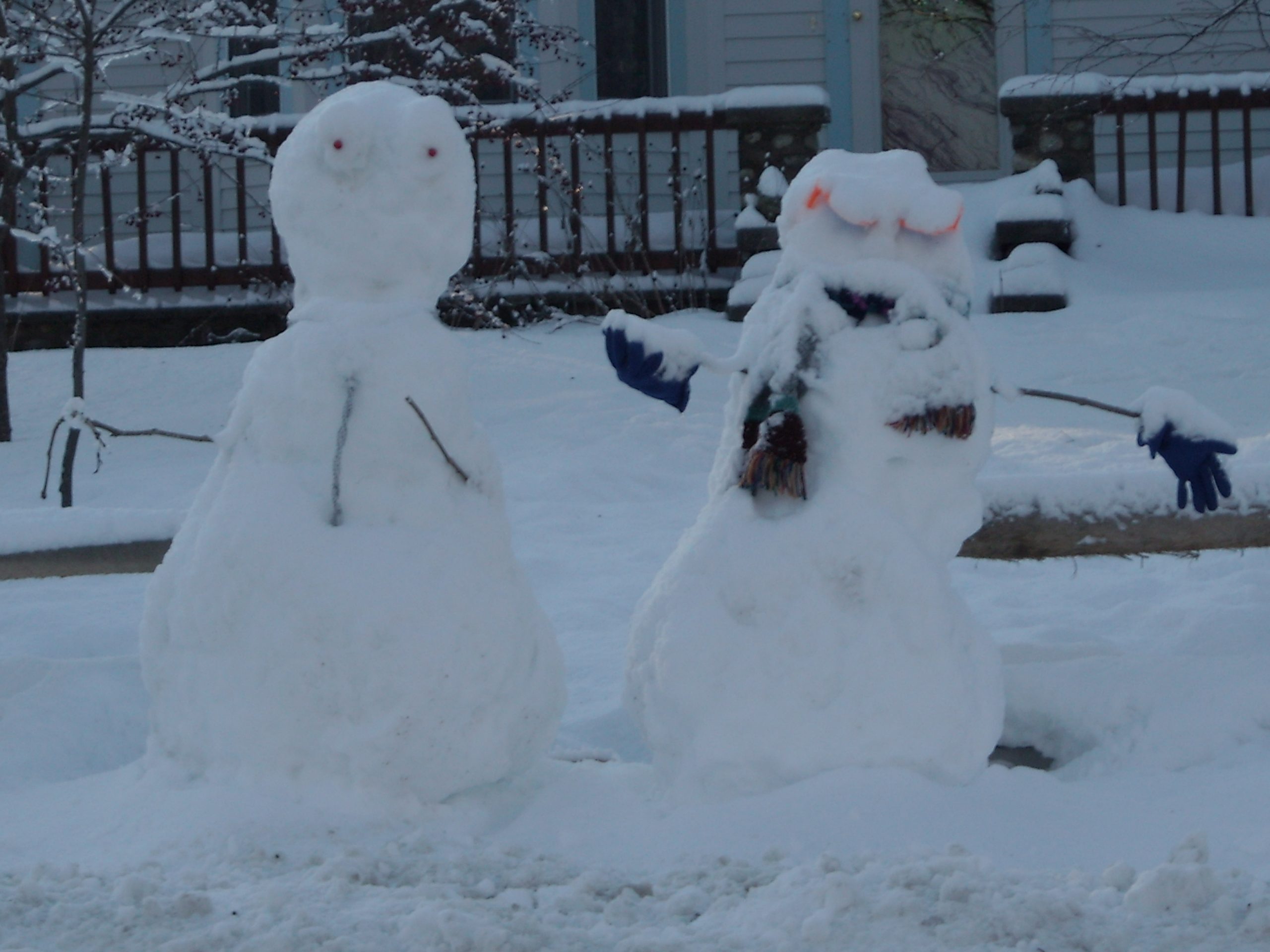 Snowbound Snow People (user submitted)