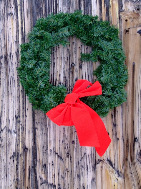 Red Wreath on Taylor Saw Mill (user submitted)
