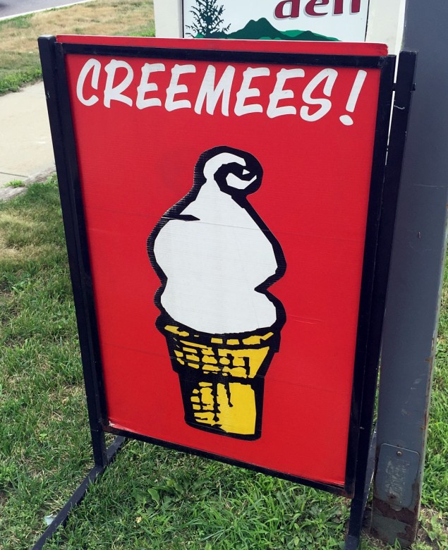Maple Creemee Sign in Vermont