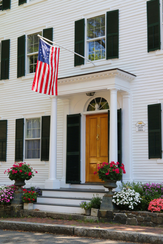 Old Glory in Marblehead.