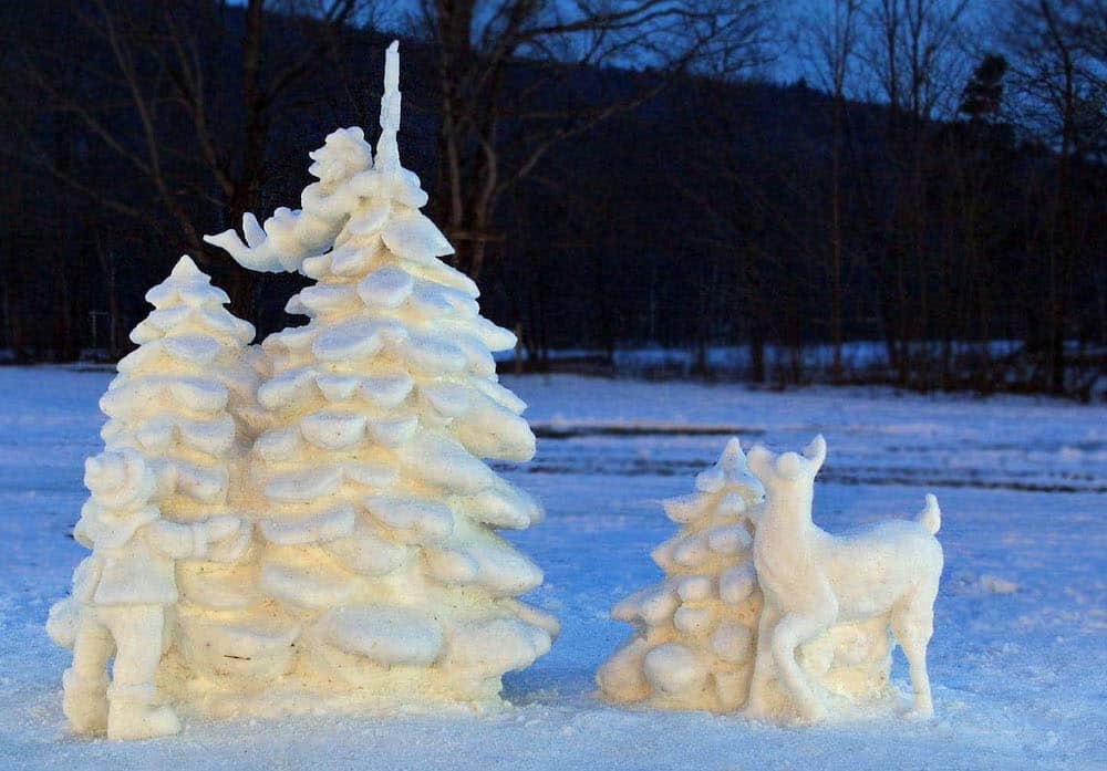 Jackson Snow Sculpting Contest | Top 10 New Hampshire Winter Events