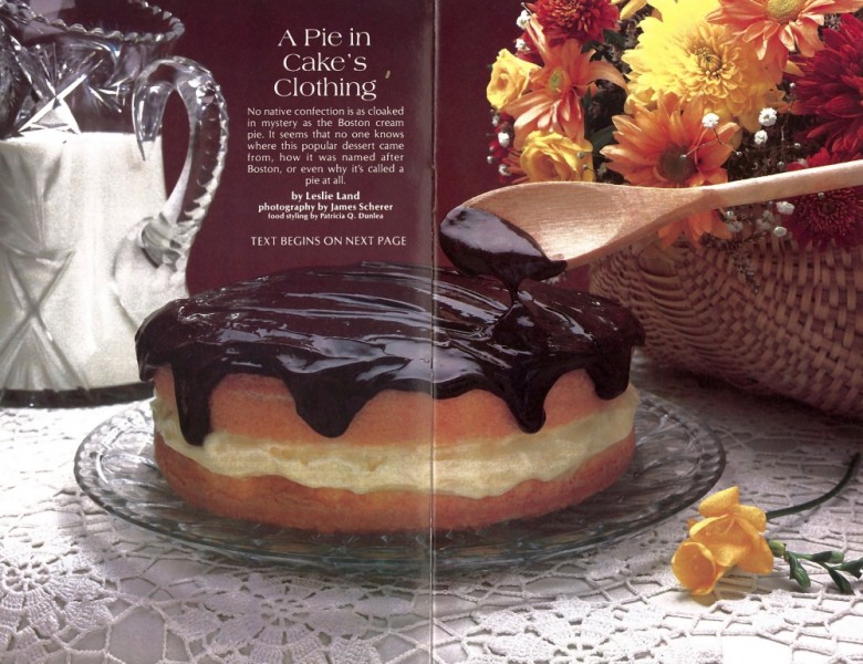 A Pie In Cake S Clothing History Of Boston Cream Pie