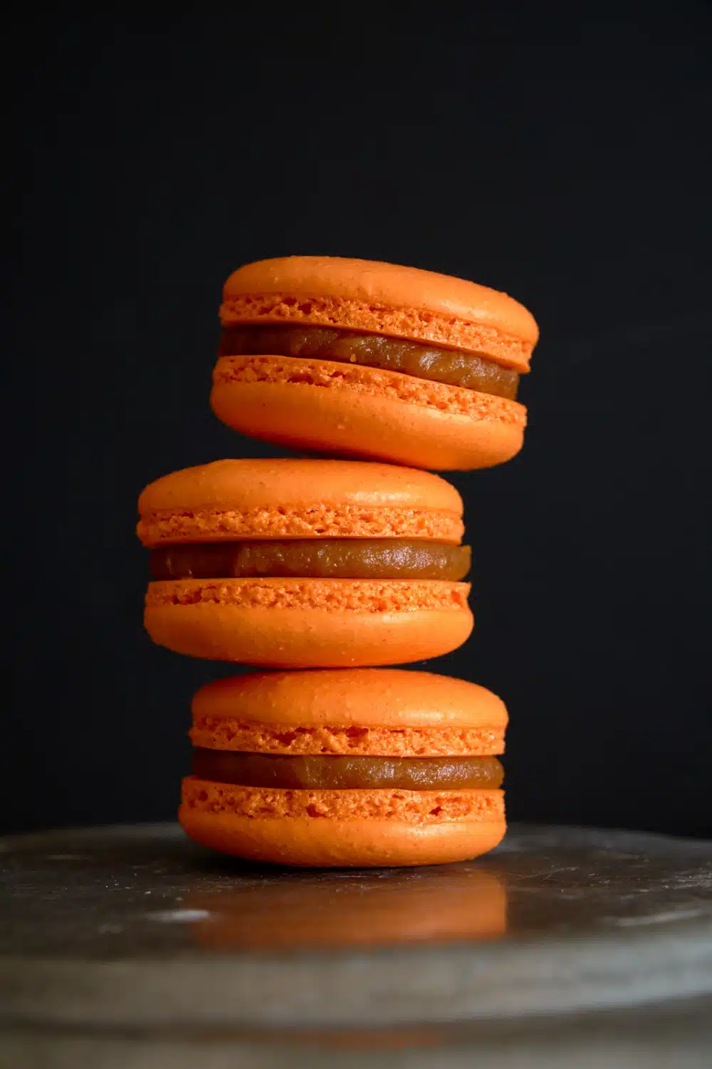 Pumpkin Macarons with Pumpkin-Caramel Filling Recipe