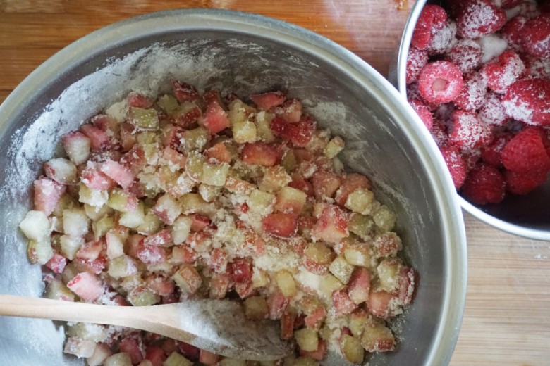 raspberry rhubarb pie recipe