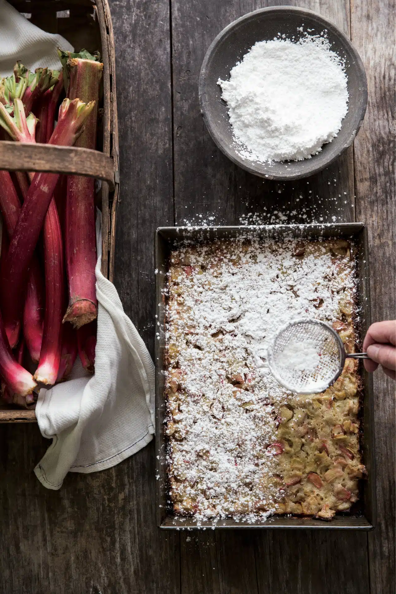 Easy Rhubarb Squares
