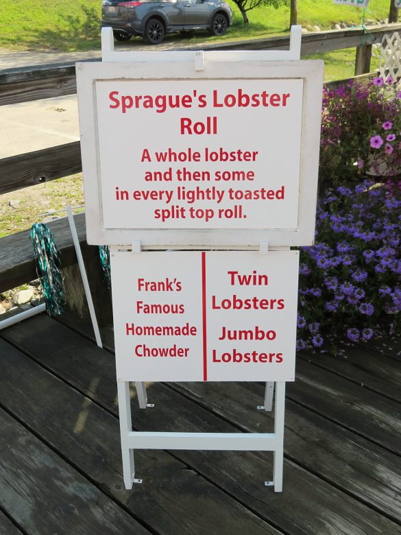 Sprague's Lobster in Wiscasset, Maine