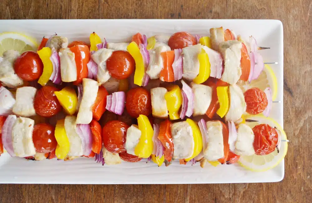 Grilled Swordfish Kabobs