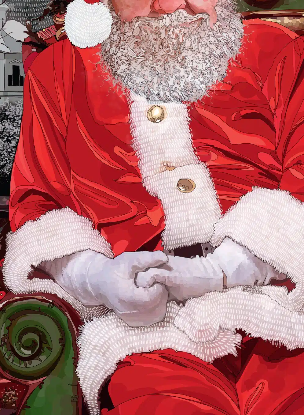 The Man in the Red Flannel Suit by Donald Hall
