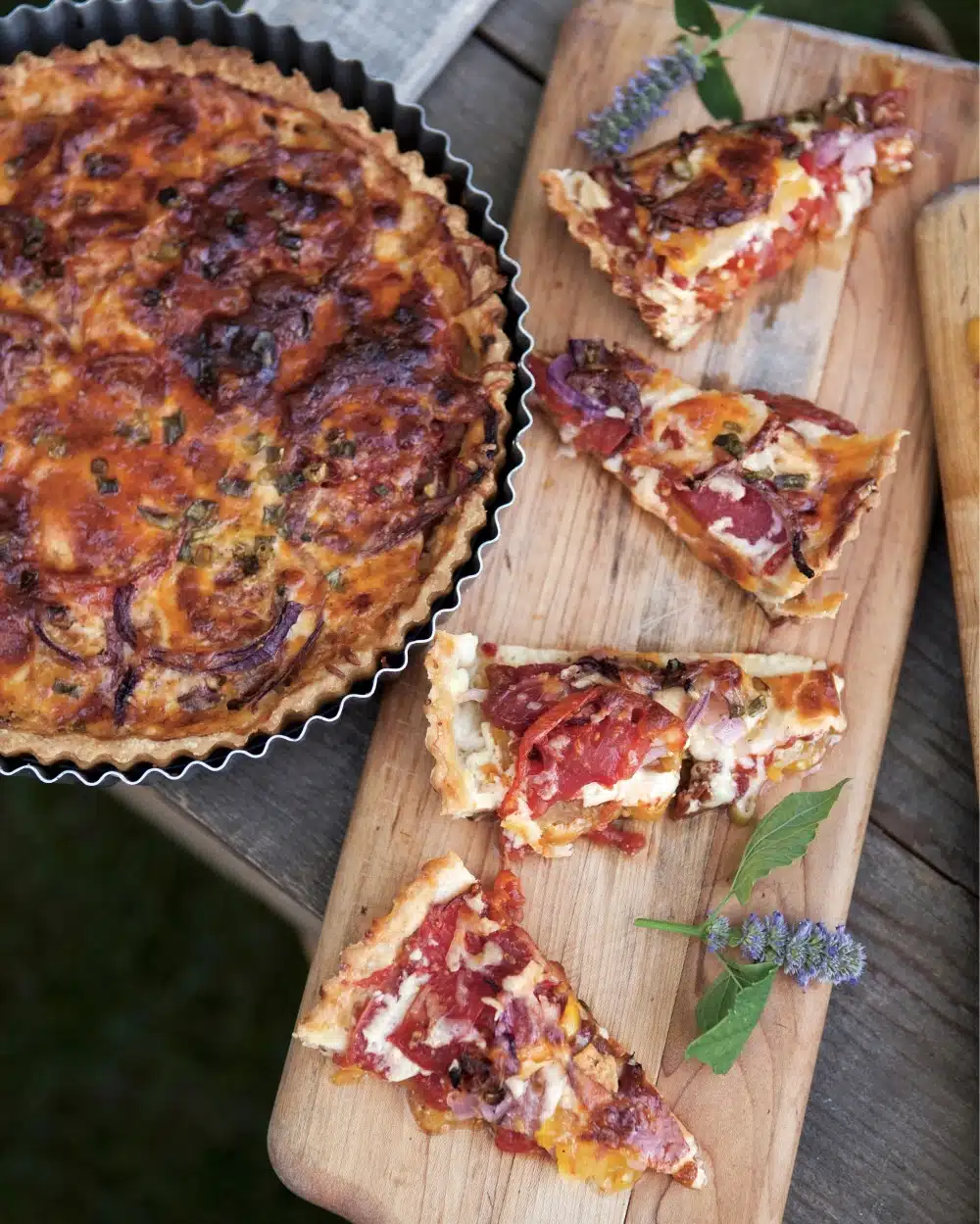 Tomato Tart with Cornmeal Crust