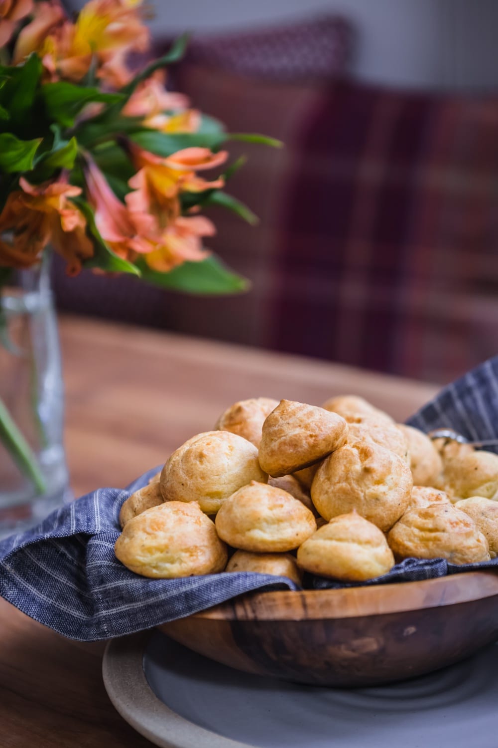Vermont Cheddar Gougères Recipe | Weekends with Yankee