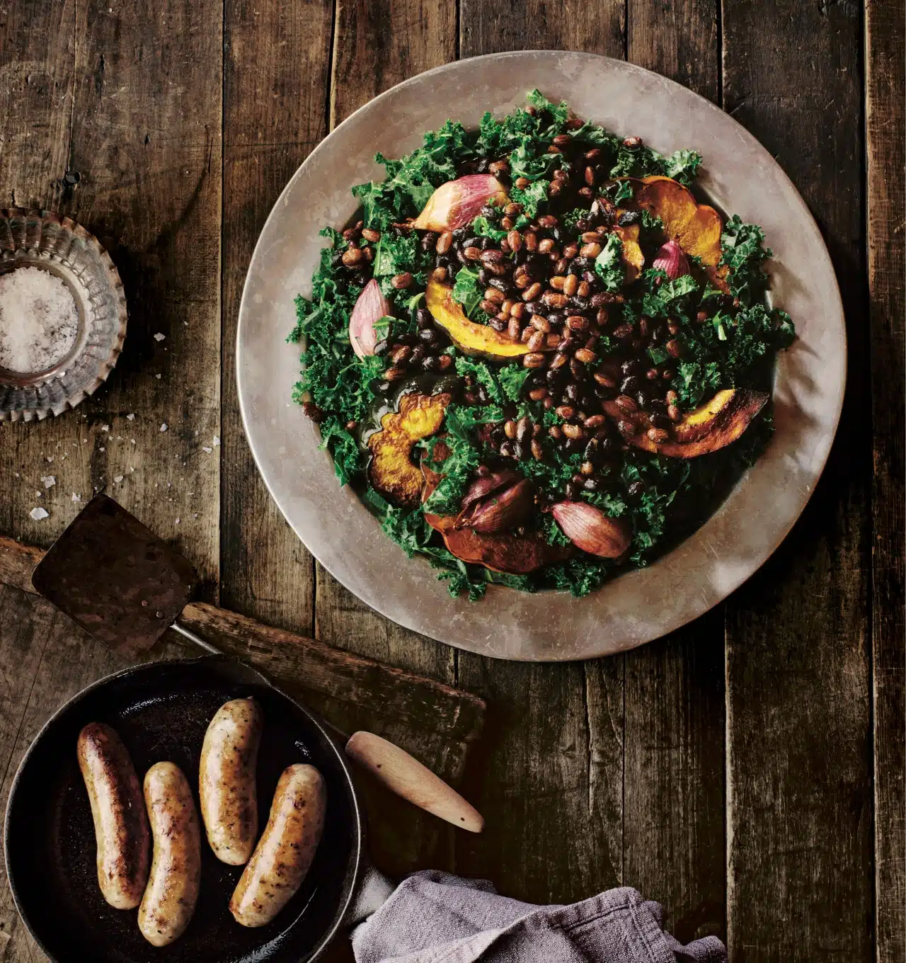 Warm Bean & Squash Salad