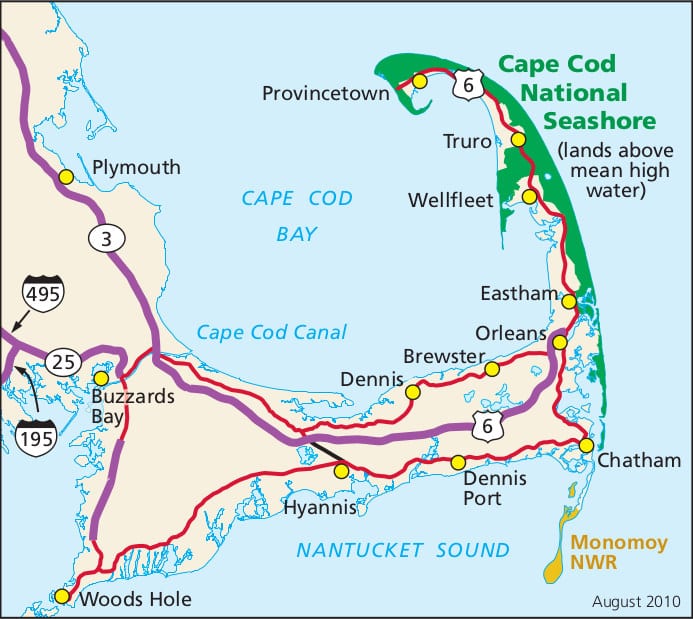 Where Is Cape Cod Cape Cod Vacation Guide New England Today