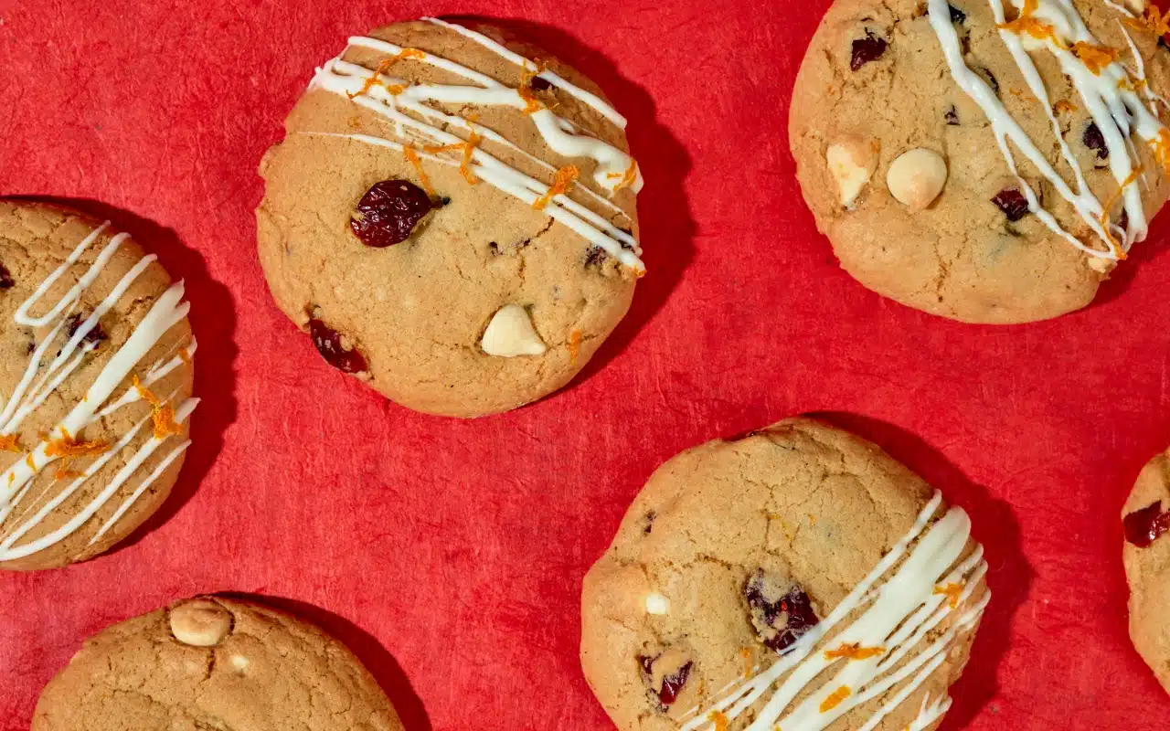 White Chocolate Cranberry-Orange Cookies