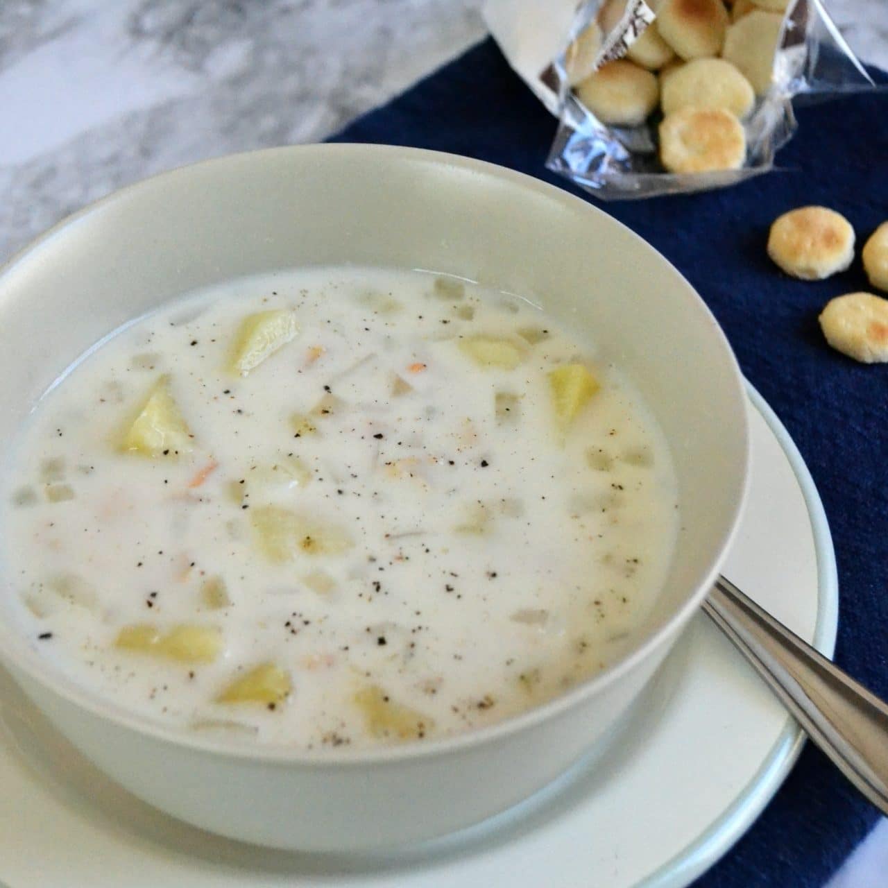 Homemade Clam Chowder · Jess in the Kitchen