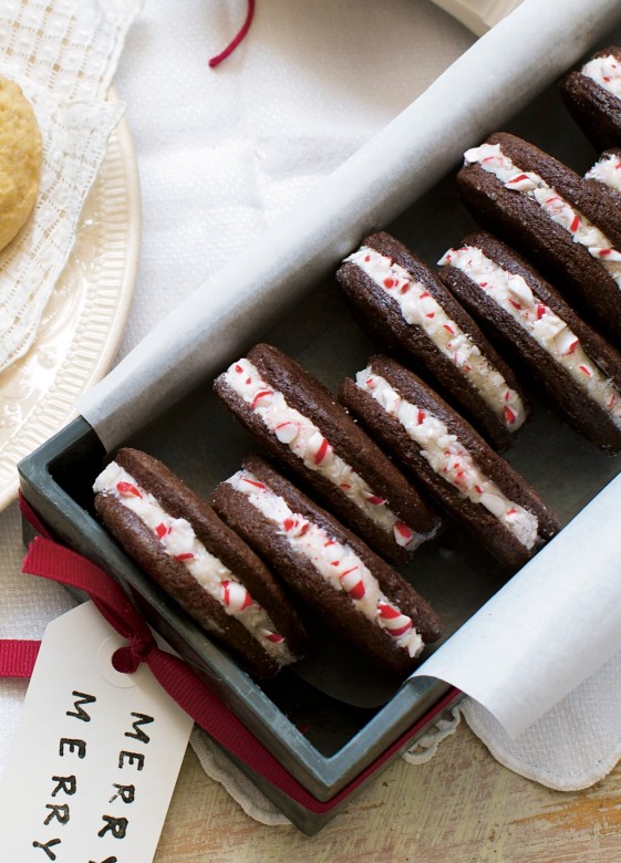 Chocolate-Peppermint Sandwich Cookies